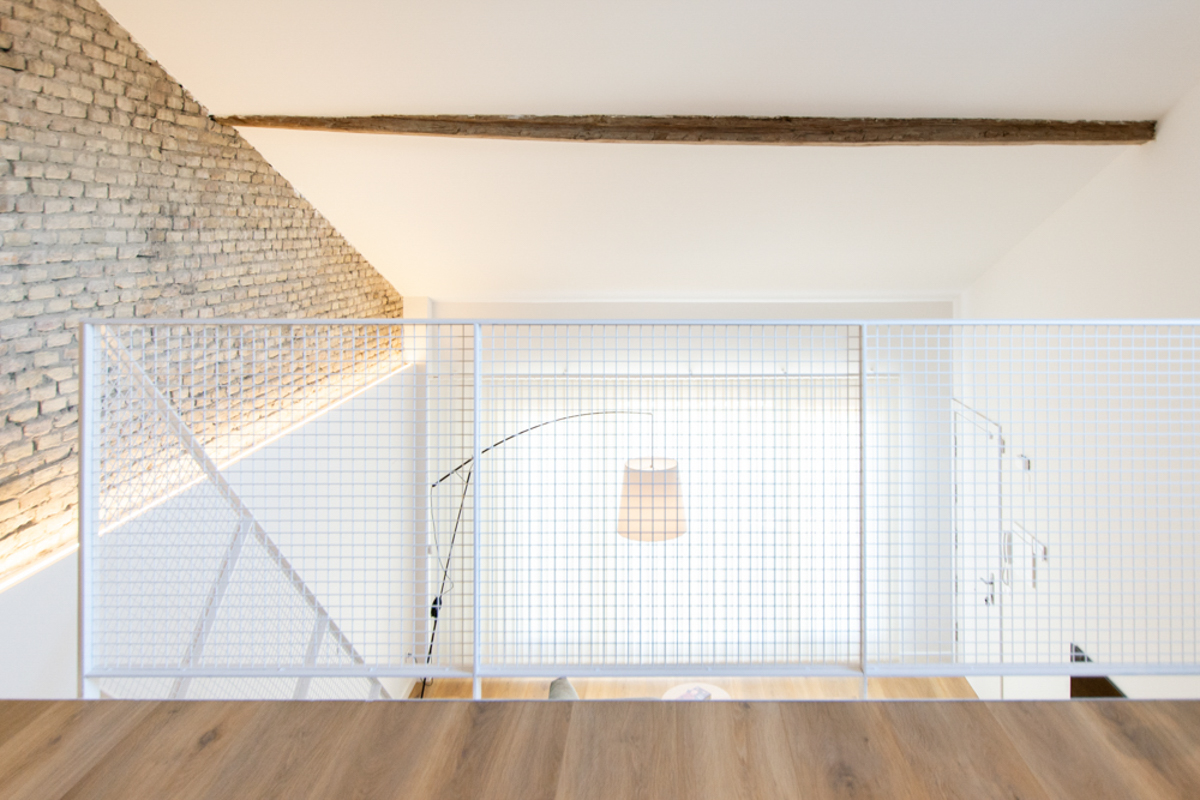 barandilla, reforma de una vivienda, estudio de arquitectura e interiorismo de Zaragoza